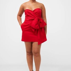 COPY - Size 8, never worn, Red mini French connection dress